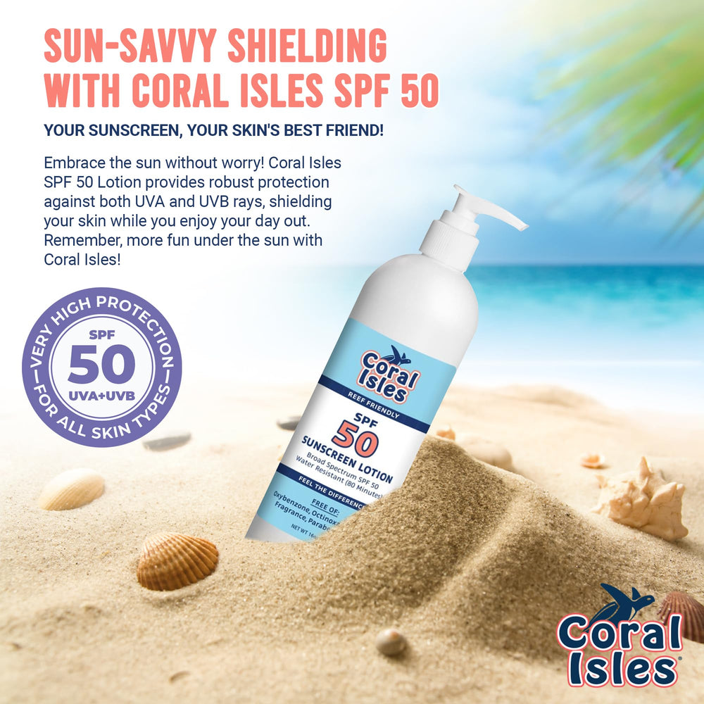 Coral Isles applied on arm demonstration showing even coverage and quick absorption