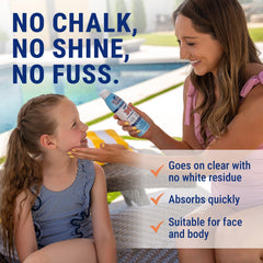Coral Isles used by family on beach showing easy fast application benefit