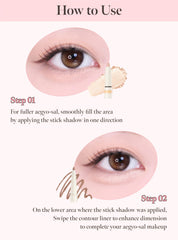 CORALHAZE back label showing shade 01 Champagne Beige ingredients and usage tips