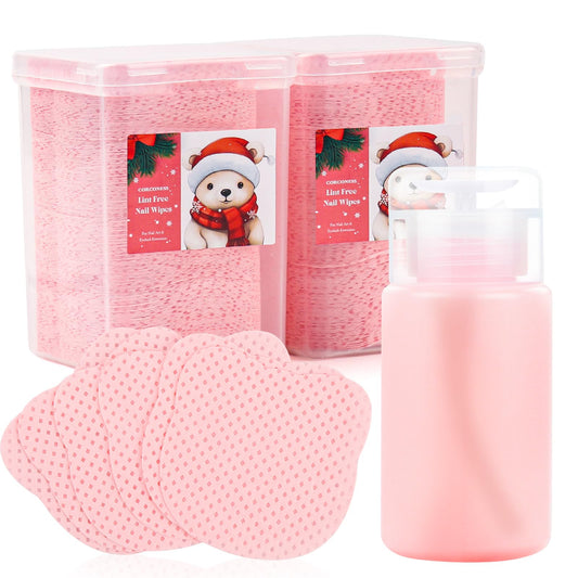 Corconess front packaging showing wipes and pump for tidy removal