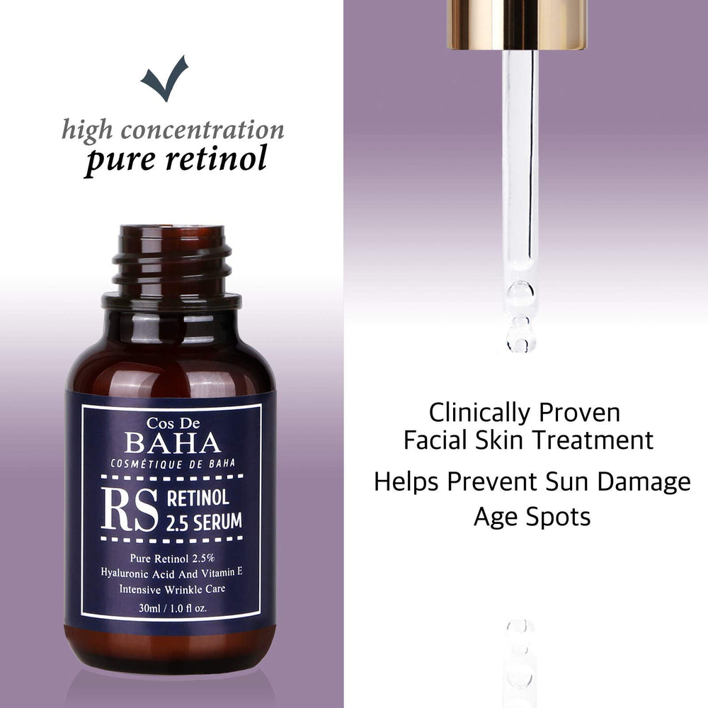 Cos De BAHA dropper dispensing a controlled serum amount for precision