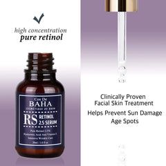 Cos De BAHA dropper dispensing a controlled serum amount for precision