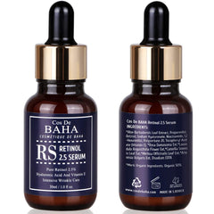 Cos De BAHA ingredient label close-up listing actives clearly