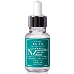 Cos De BAHA before and after texture swatches showing visible pore improvement benefit
