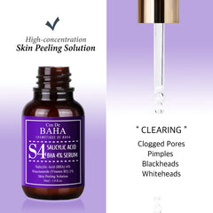 Cos De BAHA dropper dispensing serum emphasizing precision and controlled application