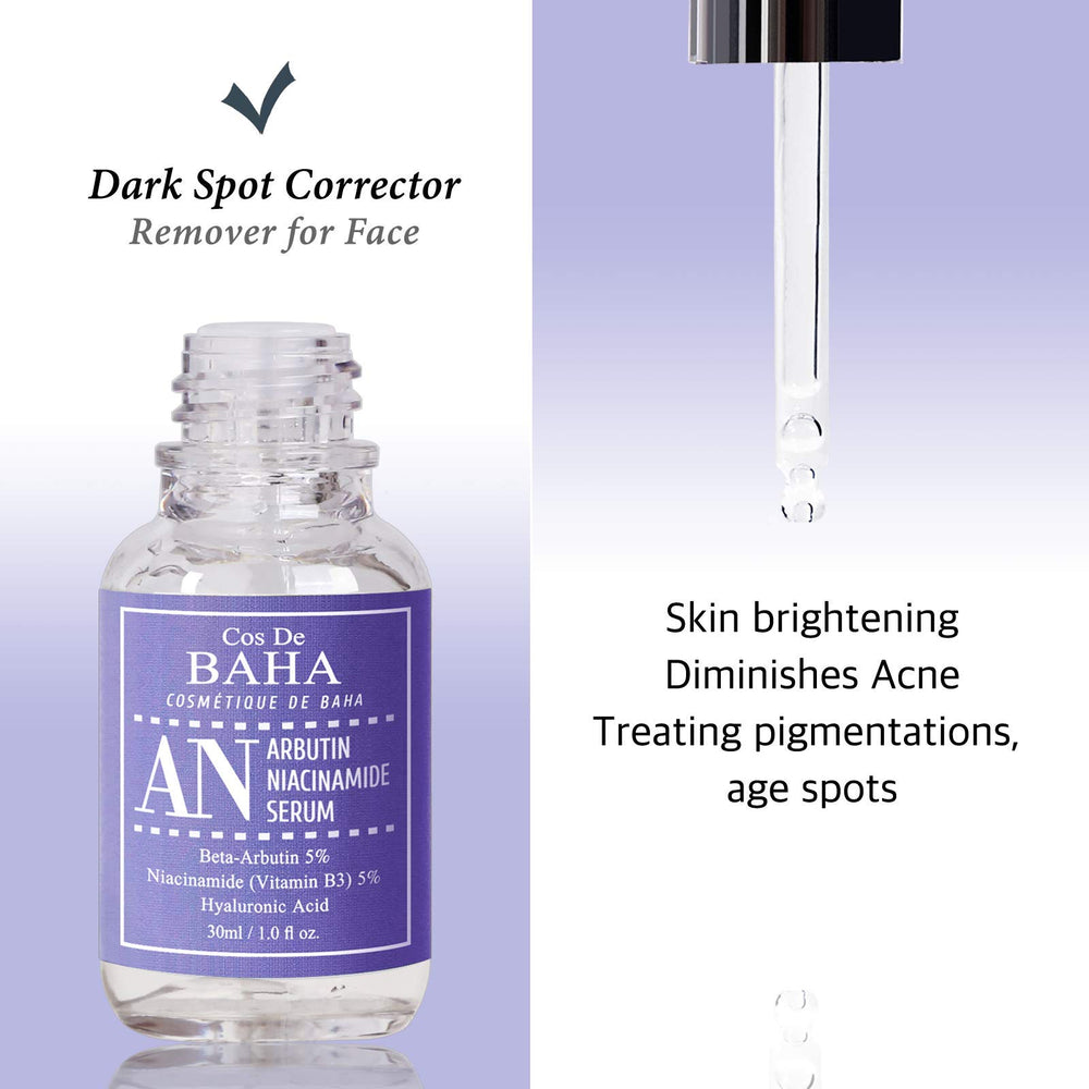 Cos De BAHA bottle held in hand showing product size and travel-friendly benefit