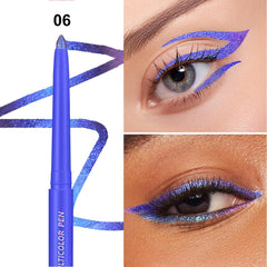 COSASTYA model wearing eyeliners at night, showcases photogenic, streak-free sparkle