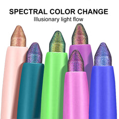 COSASTYA six retractable pencils laid out, clear color variety for versatile styling