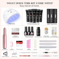 COSCELIA hands using kit in a lifestyle scene, at-home salon results and easy application