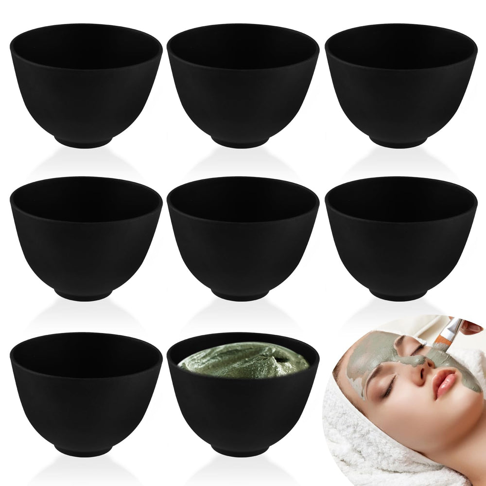 Cositina front view of a single black silicone mixing bowl showing compact shape and utility