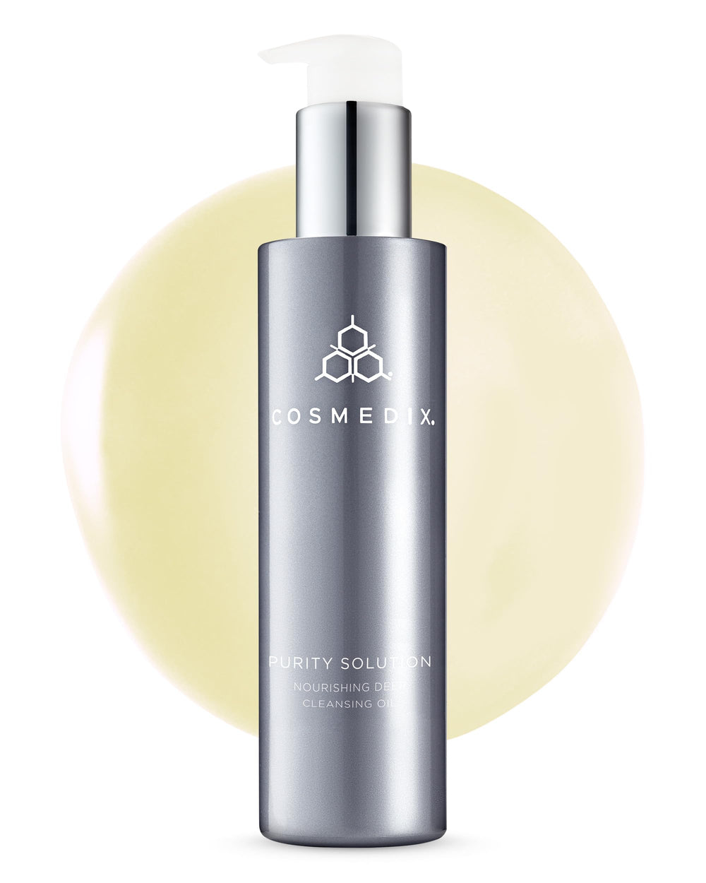 COSMEDIX front packaging showing bottle and label for trusted gentle cleansing