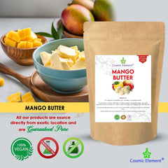 Cosmic Element applying butter on hand for immediate moisturization benefit
