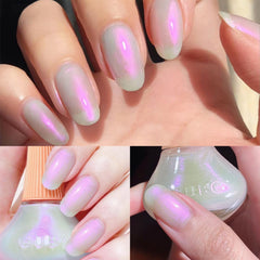 COSMOO brush stroke displaying smooth glide and quick-dry benefit