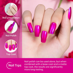 COSMOO brush applying smooth coat for even coverage and quick-dry benefit