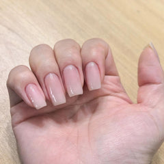 COSMOO polish applied during a home manicure for quick drying