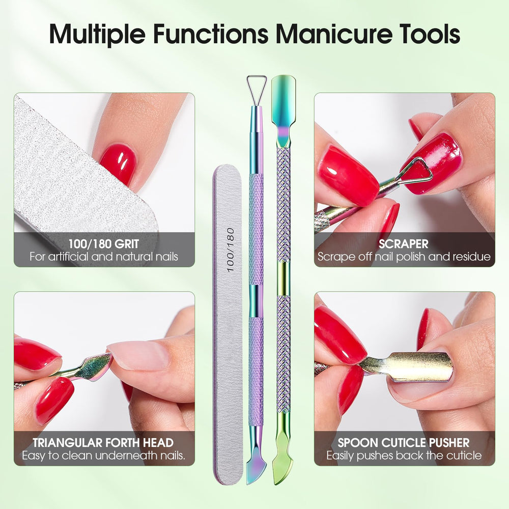 COSMOO tools arranged flatlay illustrating all included items for convenience