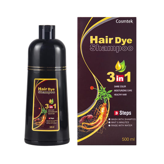 COSMTEK full 500ml bottle front showing chestnut brown label and benefit