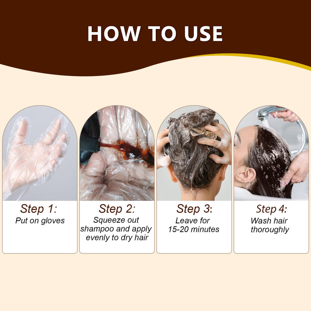 COSMTEK after-color lifestyle shot showing natural dark brown result and confidence