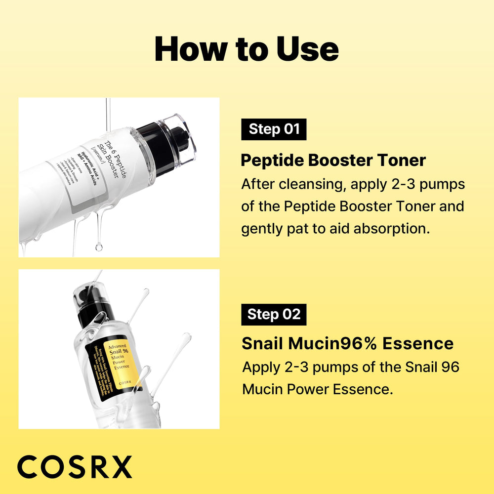 COSRX bottles in hand for scale showing travel‑friendly size benefit