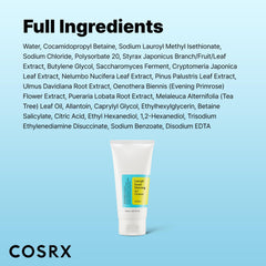 COSRX before and after texture comparison showing smoother skin benefit