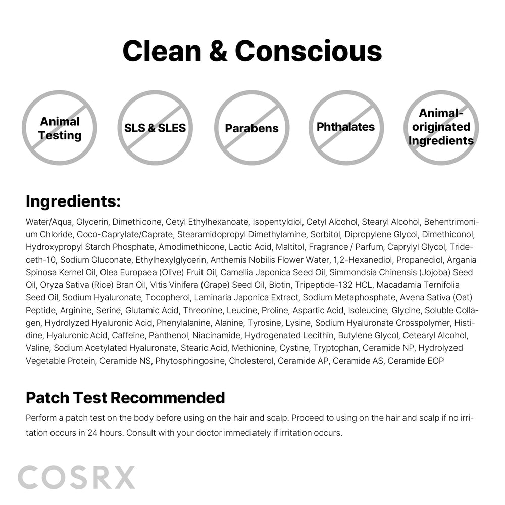 COSRX cream squeezed onto hand to display recommended amount and rich consistency