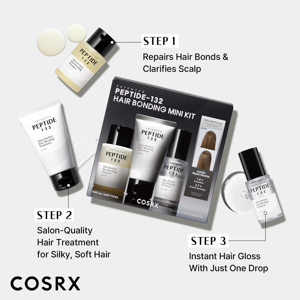 COSRX hair treatment cream texture close-up, concentrated bond repair benefit