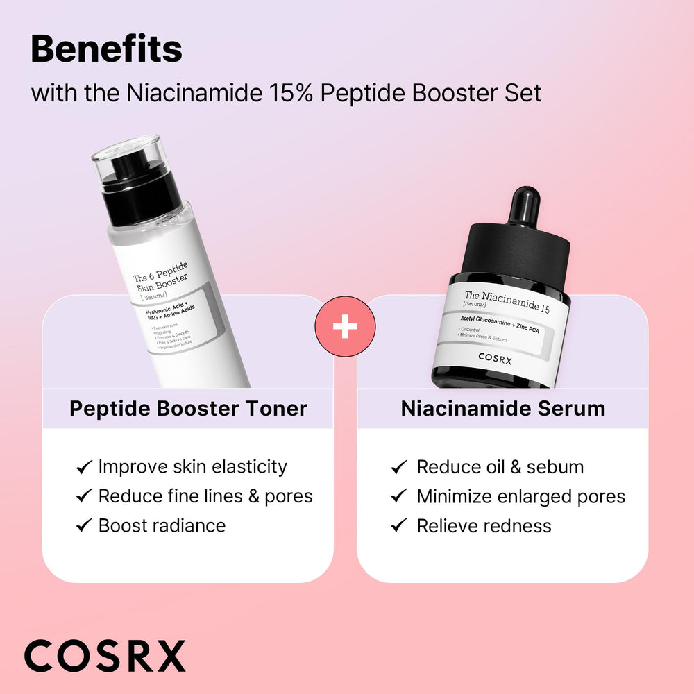 COSRX set displayed in a lifestyle scene showing easy everyday skincare incorporation benefit