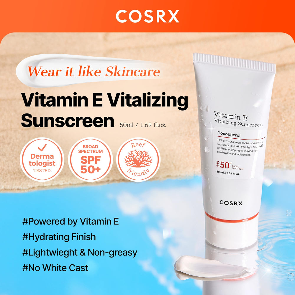 COSRX texture close-up showing lightweight cream for quick absorption benefit