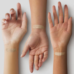 COVERGIRL close-up of foundation dropper texture showing smooth blendability