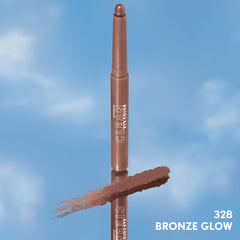covergirl bronze glow flatlay in a makeup bag showing everyday portability