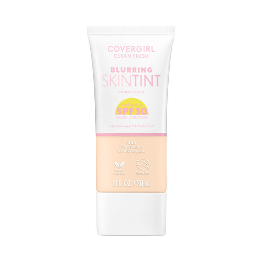 COVERGIRL front packaging showing bottle and cap, easy-touse benefit