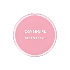COVERGIRL pressed powder compact front view showing clean packaging and shade