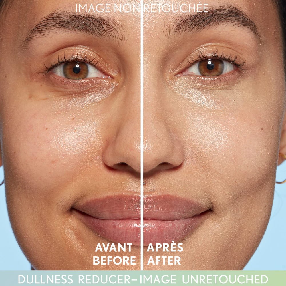 COVERGIRL pump dispensing a drop of serum, demonstrating controlled application and no waste benefit