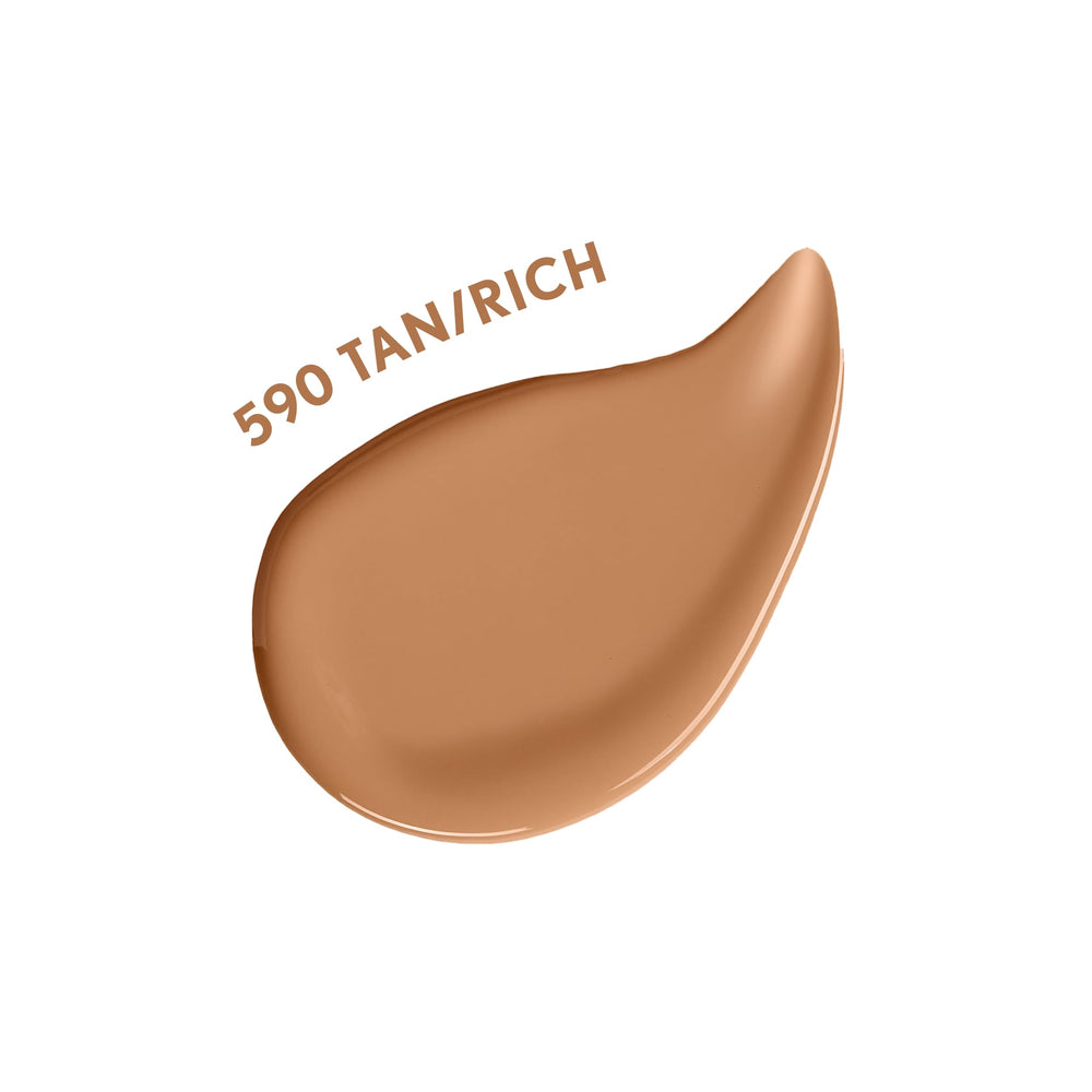 covergirl pump dispensing liquid skin tint demonstrating easy, mess-free application
