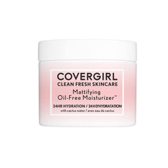COVERGIRL cream texture close-up demonstrating fast-absorbing finish