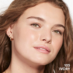 COVERGIRL before and after side-by-side showing visible tone evening benefit