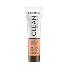COVERGIRL tube front view showing clean invisible foundation, easy squeeze