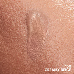 COVERGIRL application on fingers demonstrating easy spread and natural finish benefit