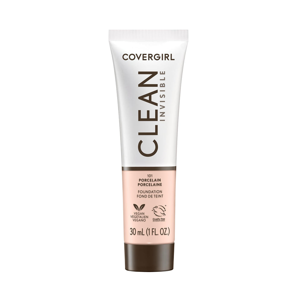 COVERGIRL front tube showing sleek packaging and easy dispensing benefit