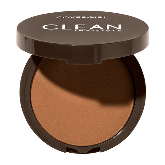COVERGIRL compact front view showing tawny shade and sleek packaging benefit travel-ready