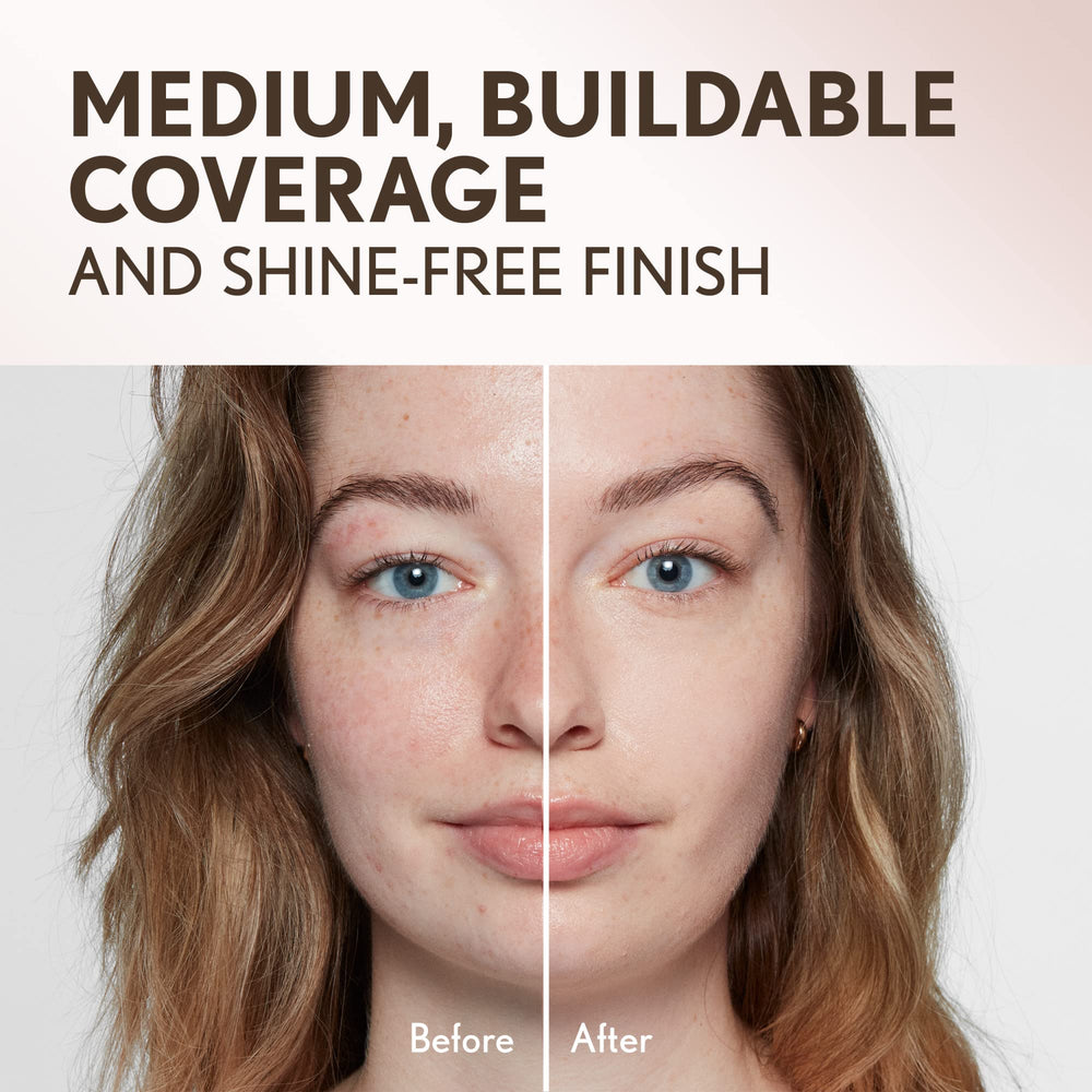 COVERGIRL finely milled powder texture close-up for smooth blendability