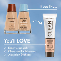 COVERGIRL close-up texture swirl showing smooth blendability and dewy finish