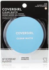 COVERGIRL front packaging showing compact matte finish benefit