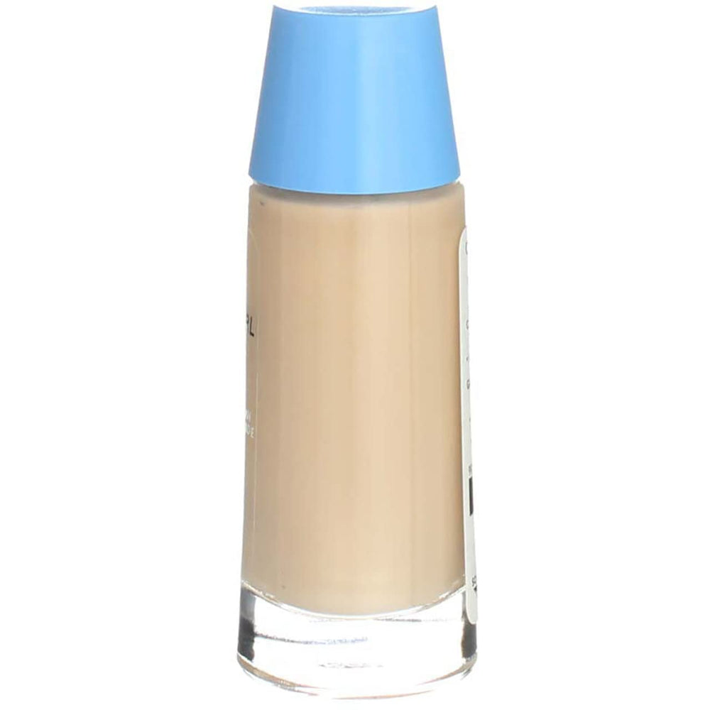 COVERGIRL 1 fl oz bottle next to coin to show compact travel-friendly size