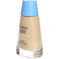 COVERGIRL blended close-up showing reduced shine and natural-looking finish