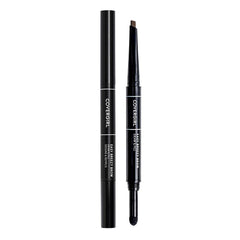 COVERGIRL front compact view showing portable two-in-one brow tool benefit