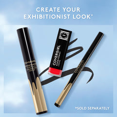 COVERGIRL tube next to a coin shows compact size and travel-friendly convenience