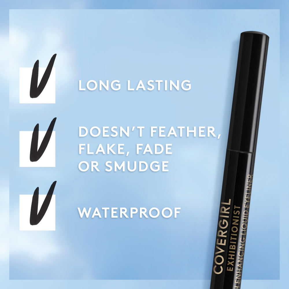 COVERGIRL pen next to ruler indicating compact size for travel convenience