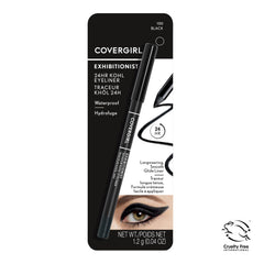 COVERGIRL water droplets on liner showing waterproof hold and transfer resistance benefit