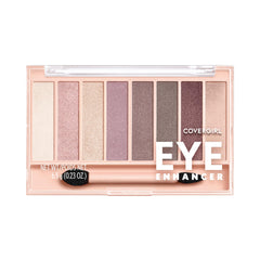 COVERGIRL front packaging showing palette and shade names for easy choice